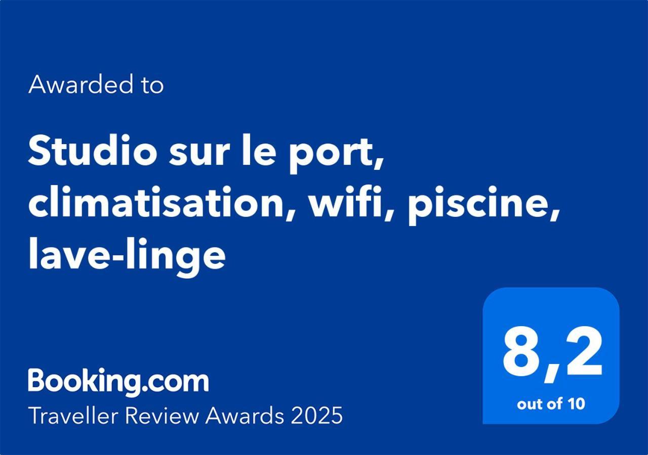 Studio Sur Le Port, Climatisation, Wifi, Piscine, Lave-Linge Gruissan Luaran gambar